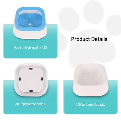 Dog & Cat Water Bowl – Floating Non-Spill Design - zarpaspetshop.com