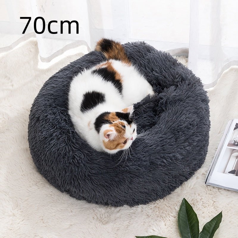 Winter Warm Pet Bed – Cozy & Soft for Cats and Dogs - zarpaspetshop.com