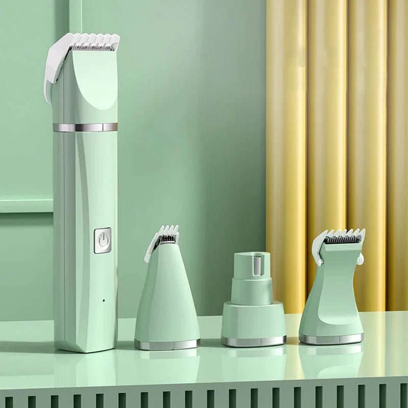 4-in-1 Electric Pet Grooming Kit – Trimmer, Clippers & Nail Grinder - zarpaspetshop.com