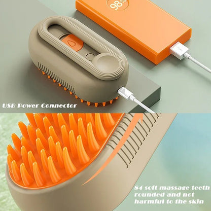 3-in-1 Pet Steam Brush & Hair Remover - zarpaspetshop.com