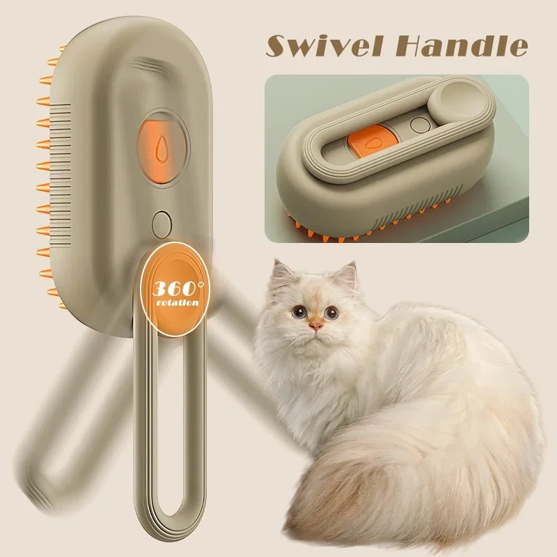 3-in-1 Pet Steam Brush & Hair Remover - zarpaspetshop.com