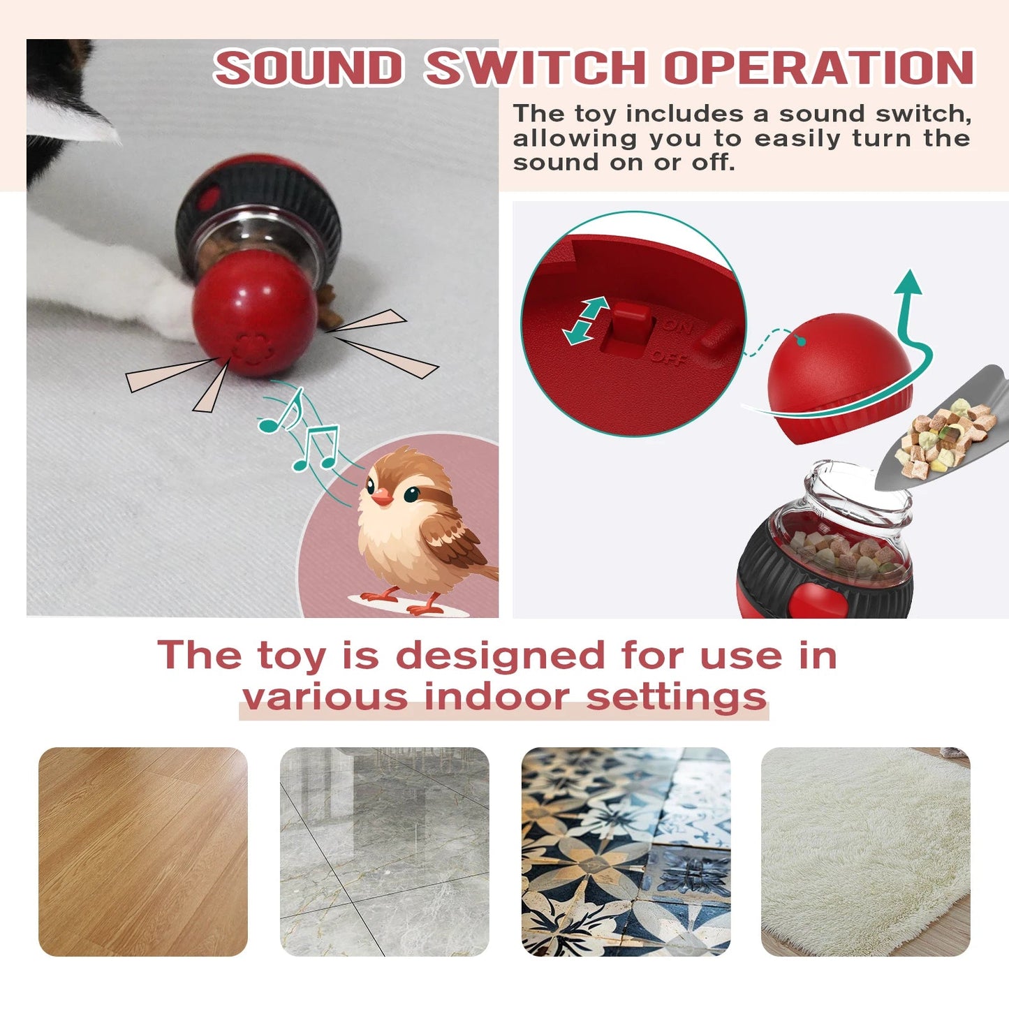 Interactive Cat Dispenser Puzzle Toy - zarpaspetshop.com