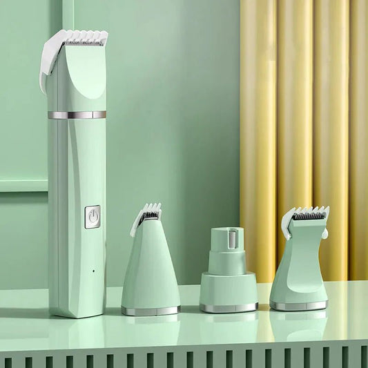 4-in-1 Electric Pet Grooming Kit – Trimmer, Clippers & Nail Grinder - zarpaspetshop.com