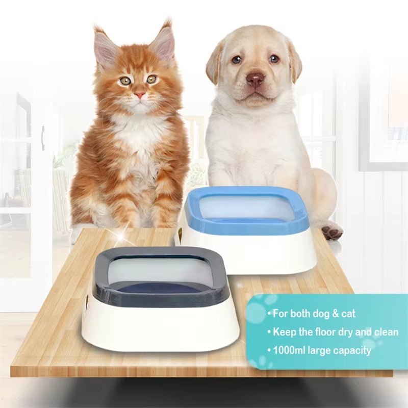Dog & Cat Water Bowl – Floating Non-Spill Design - zarpaspetshop.com