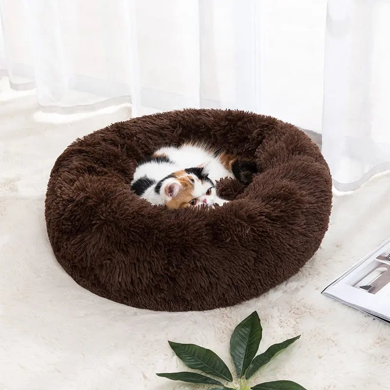 Winter Warm Pet Bed – Cozy & Soft for Cats and Dogs - zarpaspetshop.com