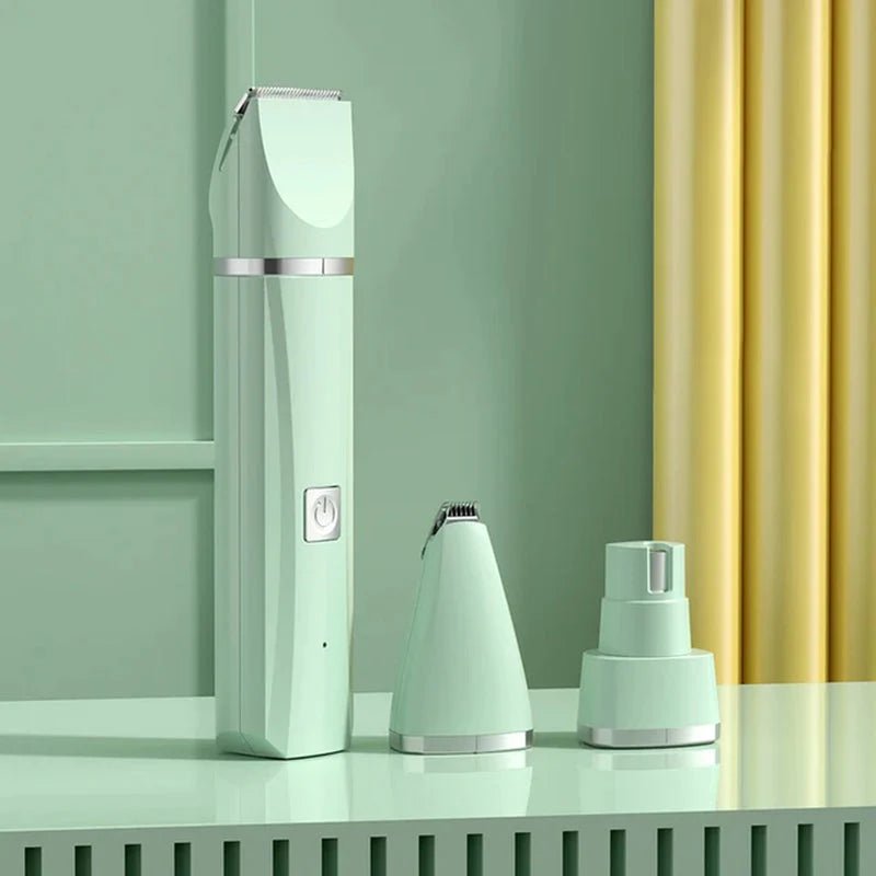 4-in-1 Electric Pet Grooming Kit – Trimmer, Clippers & Nail Grinder - zarpaspetshop.com