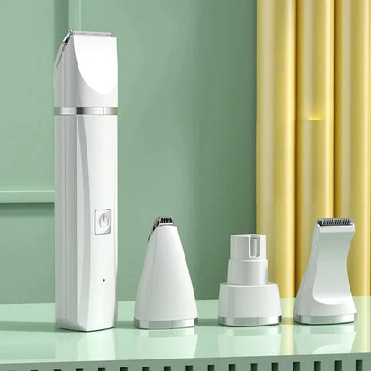 4-in-1 Electric Pet Grooming Kit – Trimmer, Clippers & Nail Grinder - zarpaspetshop.com