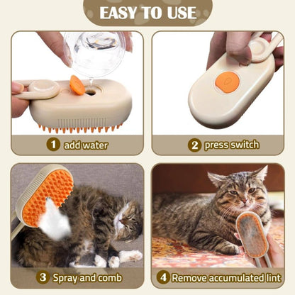 3-in-1 Pet Steam Brush & Hair Remover - zarpaspetshop.com