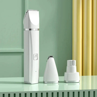 4-in-1 Electric Pet Grooming Kit – Trimmer, Clippers & Nail Grinder - zarpaspetshop.com
