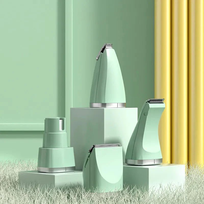 4-in-1 Electric Pet Grooming Kit – Trimmer, Clippers & Nail Grinder - zarpaspetshop.com