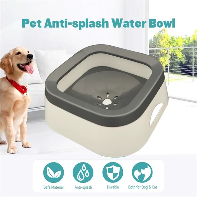 Dog & Cat Water Bowl – Floating Non-Spill Design - zarpaspetshop.com