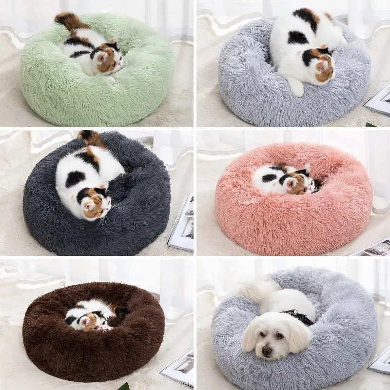 Winter Warm Pet Bed – Cozy & Soft for Cats and Dogs - zarpaspetshop.com